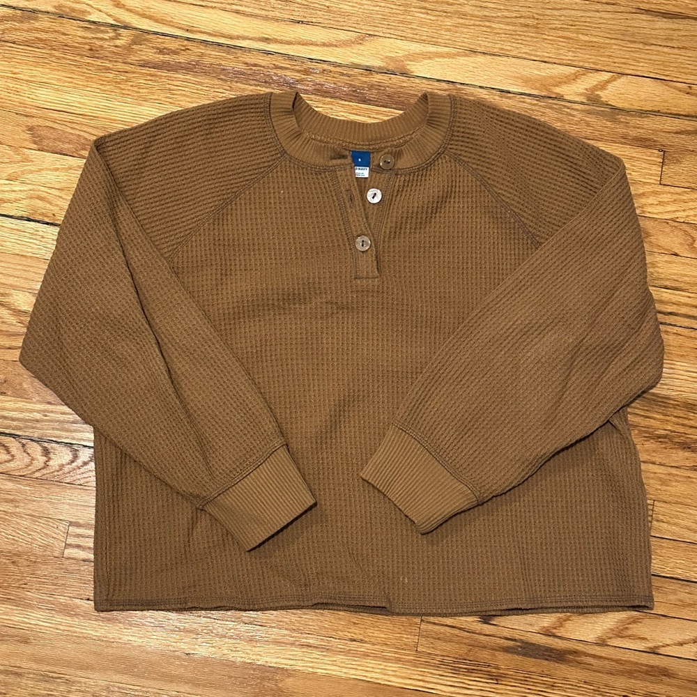 Old Navy Brown Crew Neck Sweater